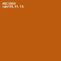 #BC5B0D - Rose of Sharon Color Image