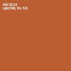 #BC5E34 - Tuscany Color Image