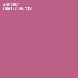 #BC6087 - Turkish Rose Color Image