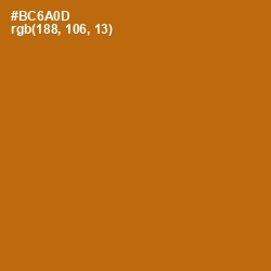 #BC6A0D - Mai Tai Color Image