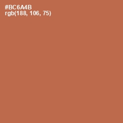 #BC6A4B - Santa Fe Color Image