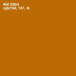 #BC6B04 - Mai Tai Color Image