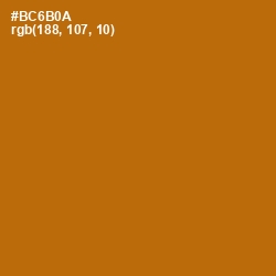 #BC6B0A - Mai Tai Color Image