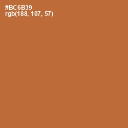 #BC6B39 - Copper Color Image