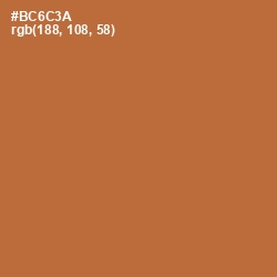 #BC6C3A - Copper Color Image