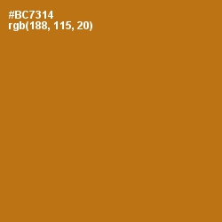 #BC7314 - Bourbon Color Image