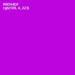 #BD04DF - Electric Violet Color Image