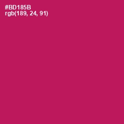 #BD185B - Jazzberry Jam Color Image