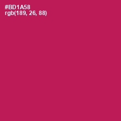 #BD1A58 - Jazzberry Jam Color Image