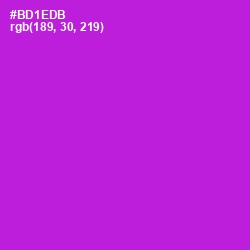 #BD1EDB - Electric Violet Color Image