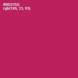 #BD215D - Night Shadz Color Image