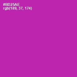 #BD25AE - Medium Red Violet Color Image