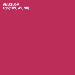 #BD2D5A - Night Shadz Color Image