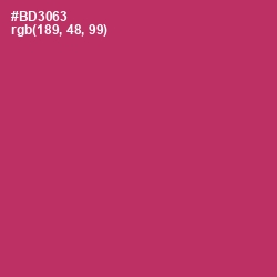 #BD3063 - Hibiscus Color Image