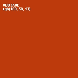 #BD3A0D - Tabasco Color Image