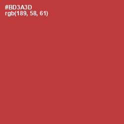 #BD3A3D - Well Read Color Image