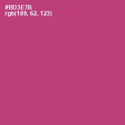 #BD3E7B - Hibiscus Color Image