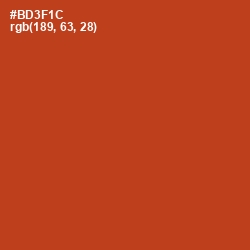 #BD3F1C - Tabasco Color Image