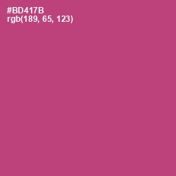 #BD417B - Blush Color Image