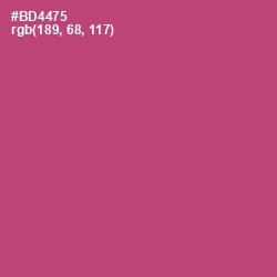 #BD4475 - Blush Color Image