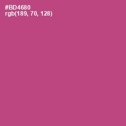 #BD4680 - Tapestry Color Image
