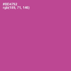 #BD4792 - Tapestry Color Image