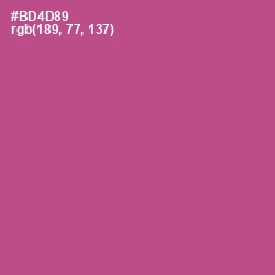 #BD4D89 - Tapestry Color Image