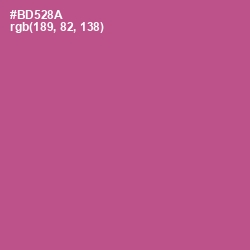 #BD528A - Tapestry Color Image