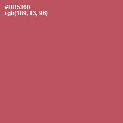 #BD5360 - Blush Color Image