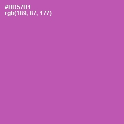 #BD57B1 - Wisteria Color Image