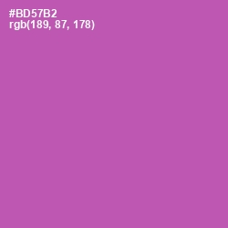 #BD57B2 - Wisteria Color Image