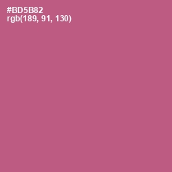 #BD5B82 - Tapestry Color Image