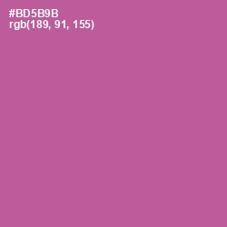 #BD5B9B - Tapestry Color Image