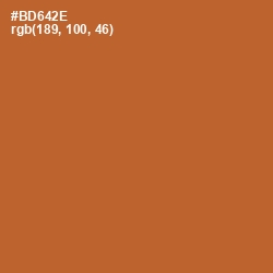 #BD642E - Copper Color Image