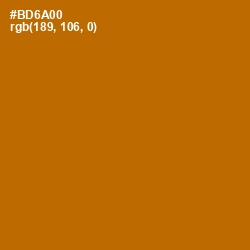 #BD6A00 - Mai Tai Color Image