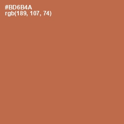 #BD6B4A - Santa Fe Color Image