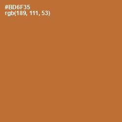 #BD6F35 - Copper Color Image