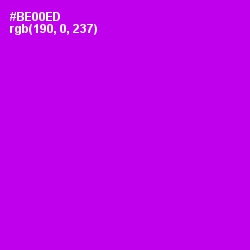 #BE00ED - Electric Violet Color Image