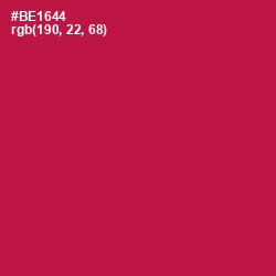 #BE1644 - Jazzberry Jam Color Image