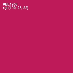 #BE1958 - Jazzberry Jam Color Image