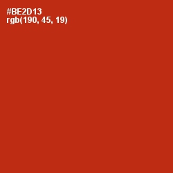 #BE2D13 - Tabasco Color Image