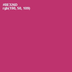 #BE326D - Hibiscus Color Image