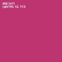 #BE3471 - Hibiscus Color Image