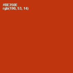 #BE350E - Tabasco Color Image