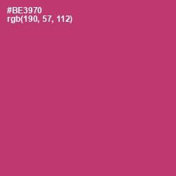 #BE3970 - Hibiscus Color Image