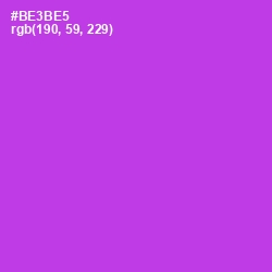 #BE3BE5 - Electric Violet Color Image