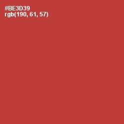 #BE3D39 - Well Read Color Image