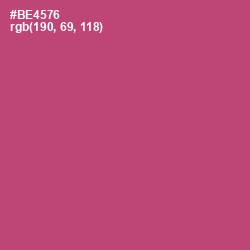 #BE4576 - Blush Color Image