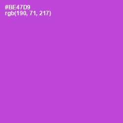 #BE47D9 - Amethyst Color Image