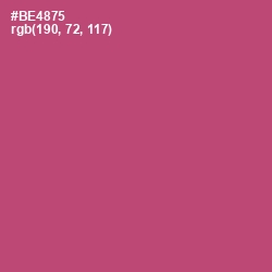 #BE4875 - Blush Color Image